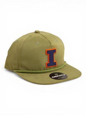 Illinois Fighting Illini Navy 3D Classic Rope Hat- Loden